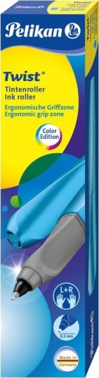 Pelikan Rollerball Twist R457 Frosted Blue +2P Foldeboks Pelikan Rollerball Twist R457 Frosted Blue +2P Foldeboks