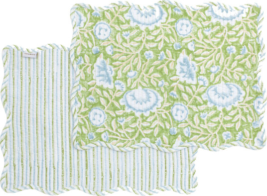 Mathilde spisebrikke 35x43 cm 2 pk grønn blå beige Mathilde spisebrikke 35x43 cm 2 pk grønn blå beige