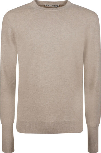 Ballantyne, Herre, Strikkevarer, Beige, XL,