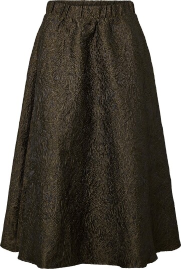YAS Yasleroc Hw Ankle Skirt BLACK 36