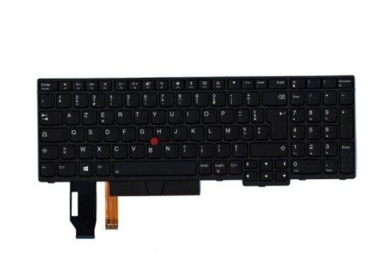 Lenovo 01Yp691, Tastatur, Fransk, Bakgrunnsbelyst Tastatur, Lenovo, Thinkpad P72