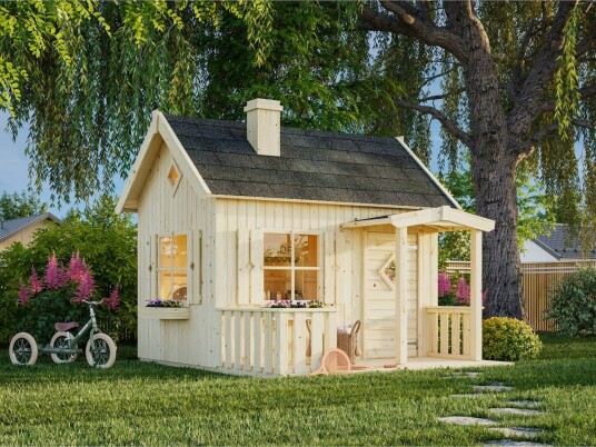 Palmako Lekehus mille 3,6 3,7 m2 + terrasse 2,68 m2 Palmako Lekehus mille 3,6 3,7 m2 + terrasse 2,68 m2