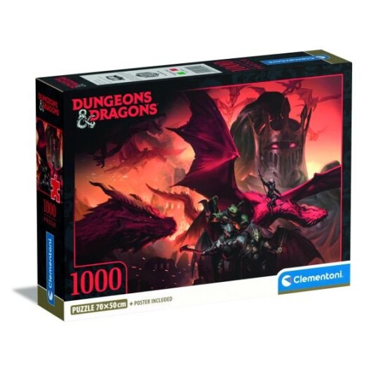 Clementoni Puslespill 1000 Brikker Dungeons & Dragons