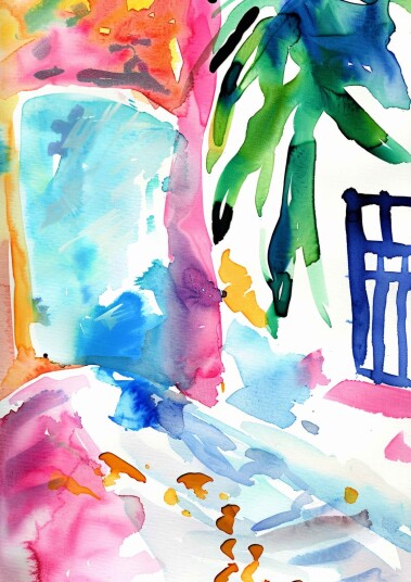 Plakat Fargerik Abstrakt Kunst
