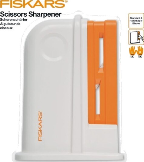 Fiskars universal saksesliper til alle typer sakser med rette blader Fiskars universal saksesliper til alle typer sakser med rette blader