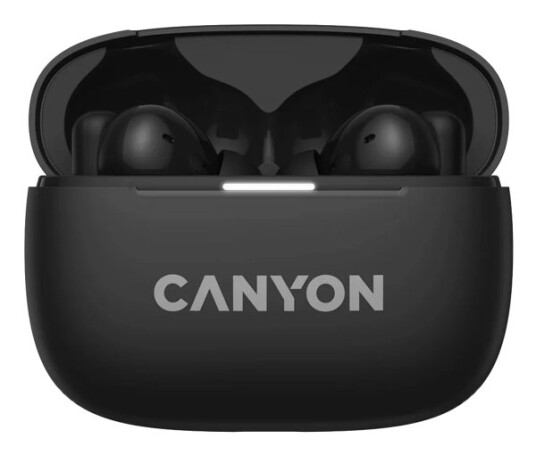 Canyon Tws-10, On Go, 10 Anc, True Wireless Bluetooth In-Ear Headphones, Charging Station In Cassette, Black Canyon Tws-10, On Go, 10 Anc, True Wireless Bluetooth In-Ear Headphones, Charging Station In Cassette, Black