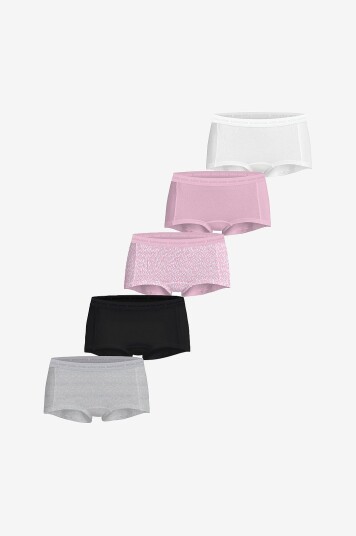 Björn Borg   Boksertruser Everyday Cotton Boxer Shorts 5 pakning   Flerfarget