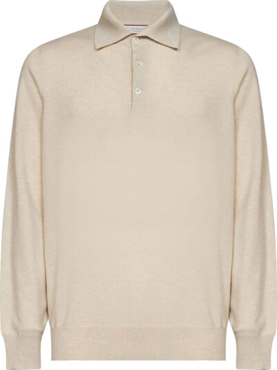 Brunello Cucinelli Herre Strikkevarer Beige 2XL,