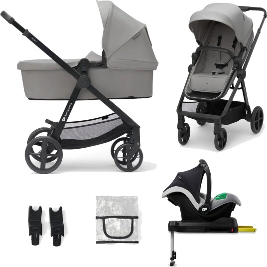 Kinderkraft NEWLY Mink Pro Kombivogn 4-in-1 Moonlight Grey
