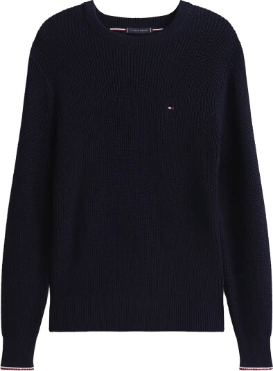 Tommy Hilfiger Rwb Rib Crew Neck Navy S