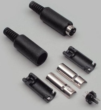Bkl Electronic 0204006 Mini-Din Sort