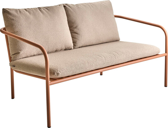 Brafab Bendt 2 seters sofa Peach/teddy beige Rosa Brafab Bendt 2 seters sofa Peach/teddy beige Rosa