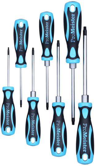 Promeister Skrutrekkersett Torx 7 Deler