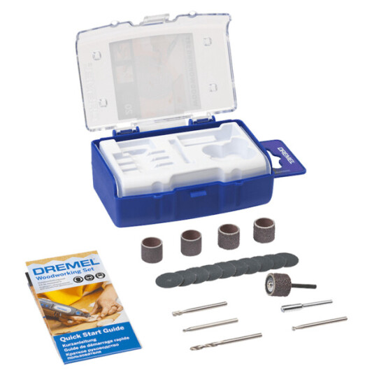 Dremel 681 20-dels Tilbehørssett for Trearbeid Dremel 681 20-dels Tilbehørssett for Trearbeid