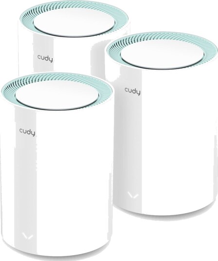 Cudy M1800 Wi-Fi Mesh Router 3pk - AX1800 Hastighet 1.8Gbps