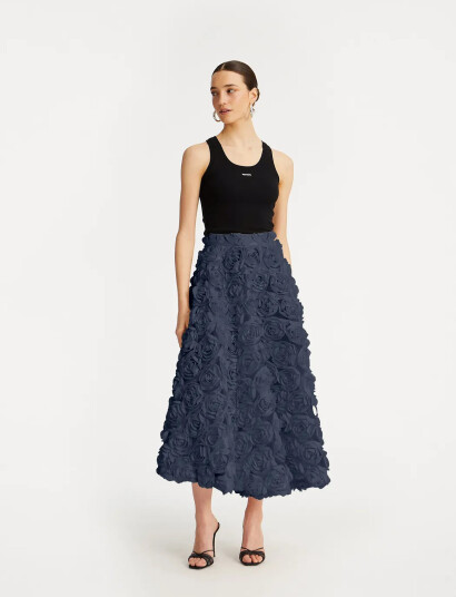 ROTATE Birger Christensen Basic Tank Top Black M