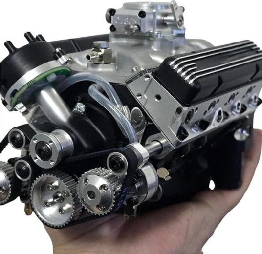 V8 OHV Small Block Bensinmotormodell Byggesett