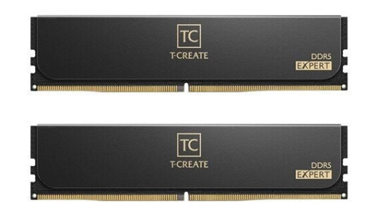 Team Group T-Create Expert DDR5-6400 32GB CL32 Dual Channel 2 pcs Intel XMP Svart Team Group T-Create Expert DDR5-6400 32GB CL32 Dual Channel 2 pcs Intel XMP Svart