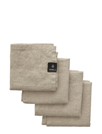 Himla Sunshine Napkin 4-Pack - Beige - 45X45CM