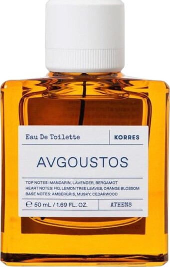 KORRES Avgoustos Unisex Eau de Toilette 50 ml - Lett og Frisk Duft