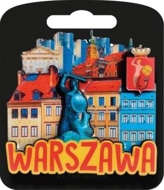 I Love Poland Warszawa Magnet Ilp Mag C War 13