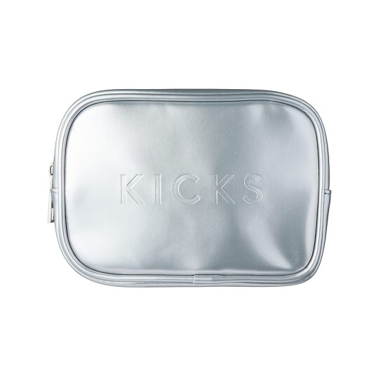Boxy Make Up Bag Silver Boxy Make Up Bag Silver