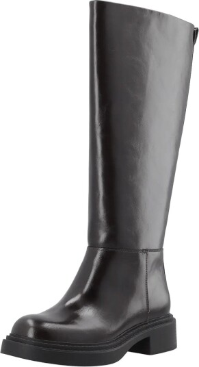 Bianco Biawillow Knee High Pull On Boot Faux Leather BROWN 40