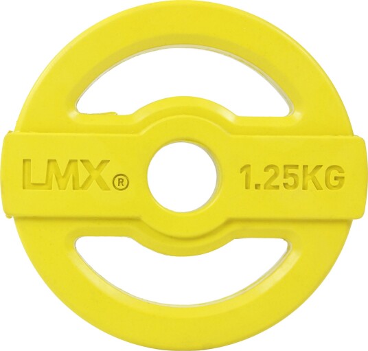 LMX. Studio Bodypump Vektskive 1,25 kg Gul