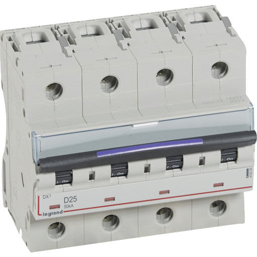 Legrand DX3 MCB automatsikring D25 4P 6M 50kA