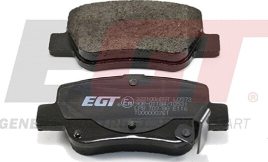 Bremseklosser sett EGT 322100cEGT