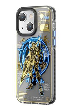 Kingxbar PQY Mecha Mag iPhone 14 Plus Hybrid-deksel Blå