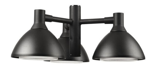 Westal Ark Mini Trippel Stolpearmatur 30 W, 1875 lm Svart, Belysning