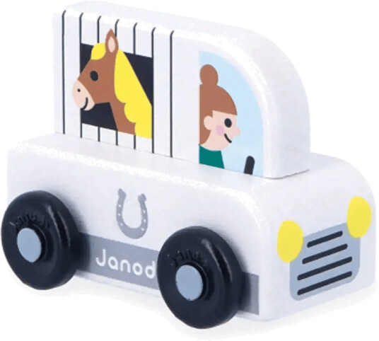 Janod Janod - Cross Roads - Horsebox - White - ONE SIZE