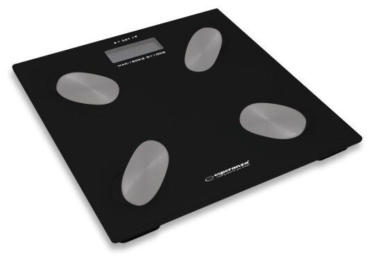 Esperanza Cha cha Elektronisk Badevæg 180kg Sort Esperanza Cha cha Elektronisk Badevæg 180kg Sort