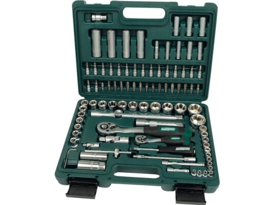 Brüder Mannesmann Topnøglesæt Metrisk 1/4 (6,3 Mm), 1/2 (12,5 Mm) 94-Delars M 2055-Sl Brüder Mannesmann Topnøglesæt Metrisk 1/4 (6,3 Mm), 1/2 (12,5 Mm) 94-Delars M 2055-Sl