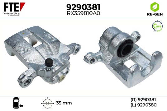 FTE 9290381 Bremsecaliper FTE 9290381 Bremsecaliper