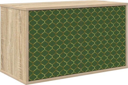 vidaXL Vegghengt TV skap GELEEN 69 x 33 x 40 cm Sonoma eik