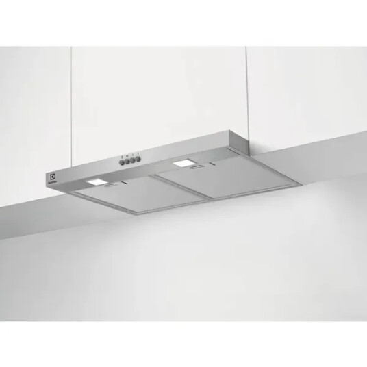 Electrolux LFG426X 60 cm Kjøkkenvifte med Belysning og Kullfilter Rustfritt Stål