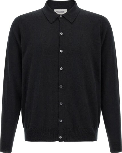 John Smedley Herre Strikkevarer Svart L,