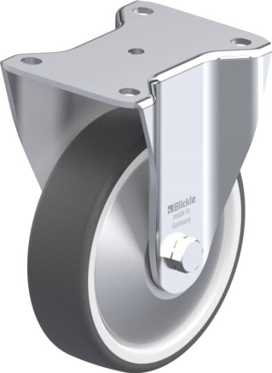 Blickle 749164 Bh-Poth 160G-Fa Fast Hjul, Hjuldiameter 160 Mm, Bæreevne (Maks.) 550 Kg – 1 Stk