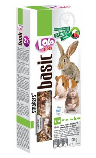 Lolo Pets Smakers Frøstenger Forest Fruits Snacks Til Kanin Gnager Lolo Pets Smakers Frøstenger Forest Fruits Snacks Til Kanin Gnager