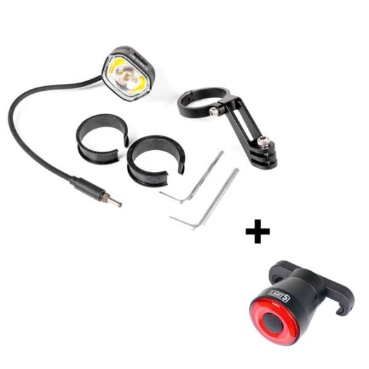 Elsykkellykt Light5 EB1000   1000 lm / til Shimano Frontlykt + Light5 Blip takavalo