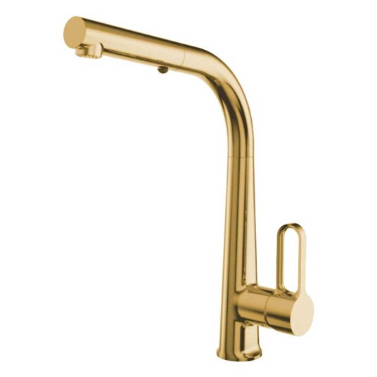 Fima Skinny F7026 med Uttrekkbar tut Børstet Gull (GRO-4365238)