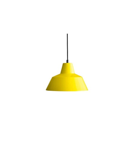 Made By Hand Verkstedslampe Taklampe Gul W2