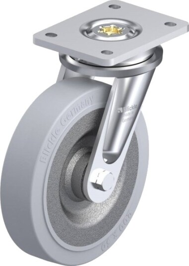 Blickle 740335 Lo-Se 200K-Sg Styrehjul, Hjuldiameter 200 Mm, Bæreevne Maks. 600 Kg, 1 Stk