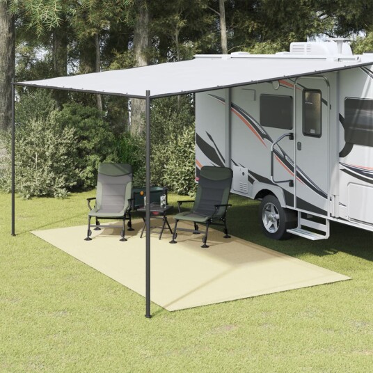 vidaXL Campingmatte kremhvit 4,5x2,5 m vidaXL Campingmatte kremhvit 4,5x2,5 m