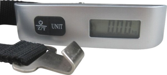 Digital bagasjevekt med innebygd termometer Digital bagasjevekt med innebygd termometer