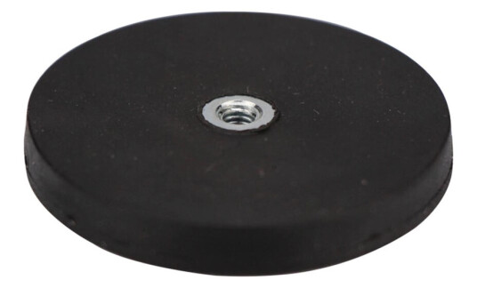 Gummiert magnet 89mm 42 kg styrke  M8 Stort bruksområdet | For M8 bolt