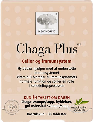 New Nordic Chaga Plus - 30 Tabletter New Nordic Chaga Plus - 30 Tabletter