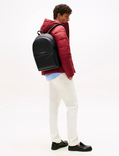 Tommy Hilfiger Th Monogram Backpack - Black - ONE SIZE